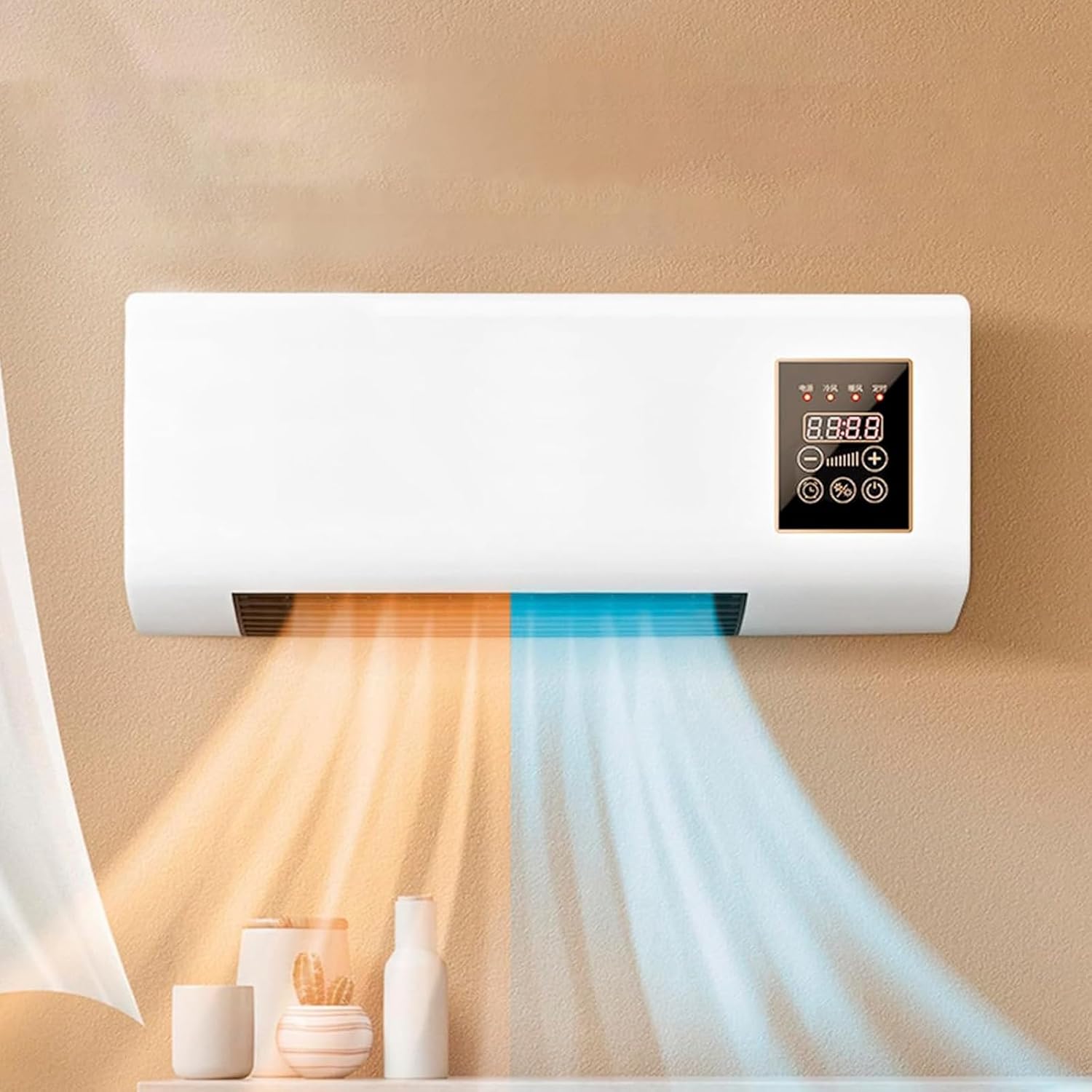 Climatiseur Portable 3-en-1 sans Conduit – Ventilateur Mural & Télécommande