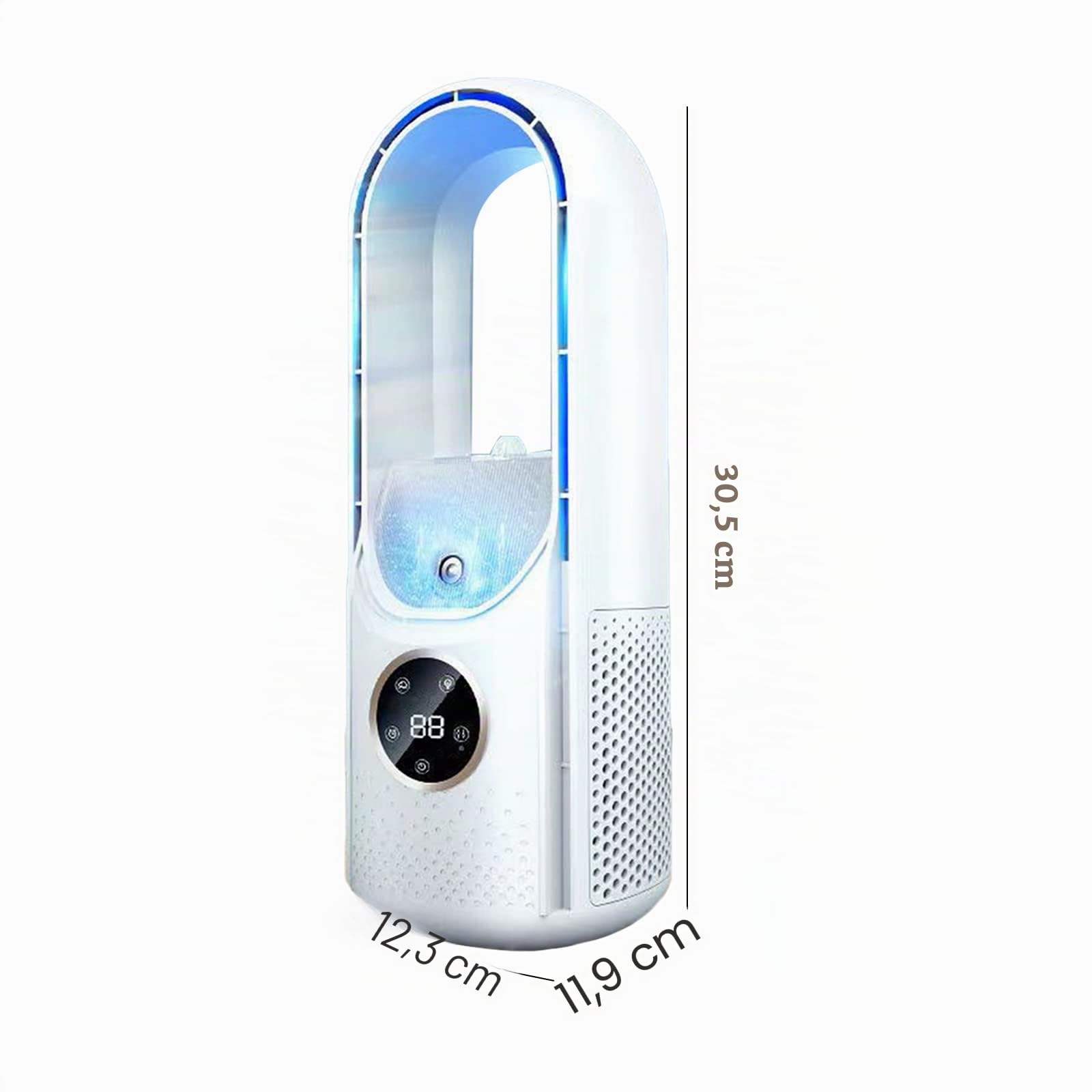 Climatiseur Portable Évaporatif USB – 6 Vitesses & Minuterie 6H