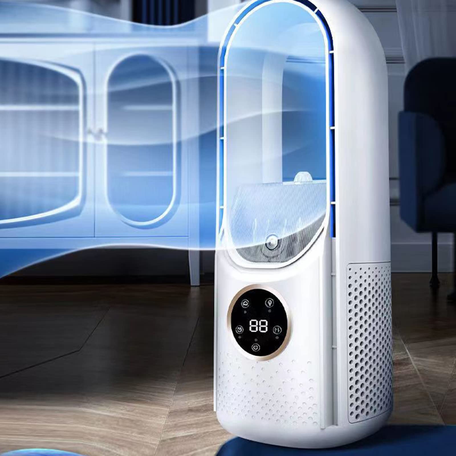 Climatiseur Portable Évaporatif USB – 6 Vitesses & Minuterie 6H