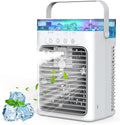 Mini Climatiseur Portable 4-en-1 USB – Réservoir 1000ml, Brume & Lumière