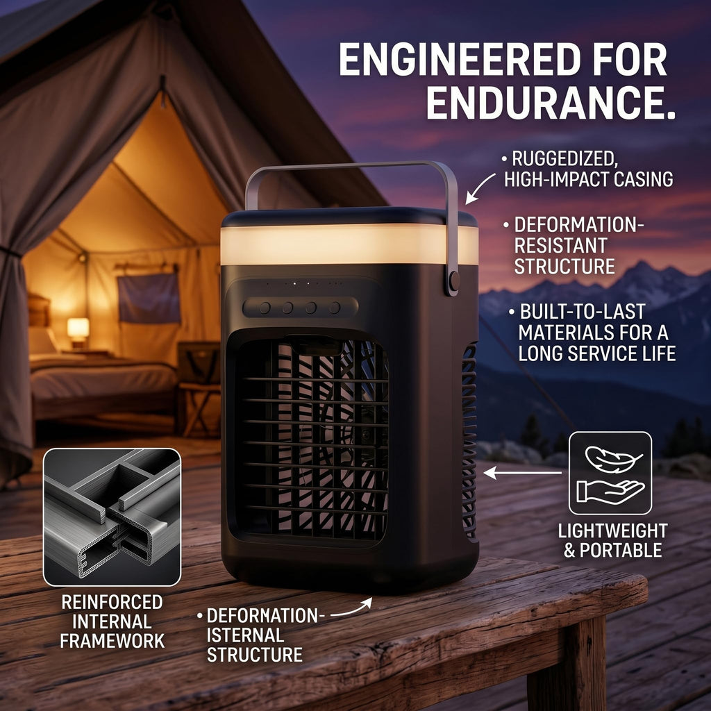Mini Refroidisseur d'Air USB – Ventilateur Brume Évaporative