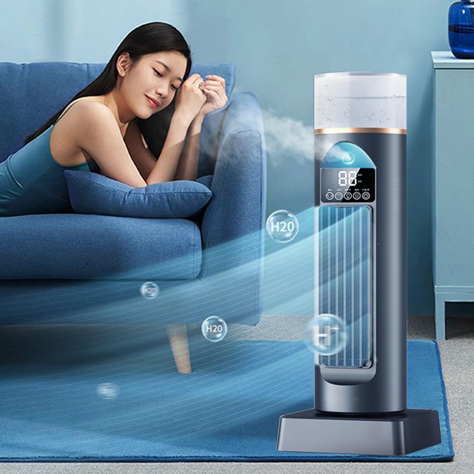 Ventilateur Rafraîchisseur USB sans Pales avec Télécommande